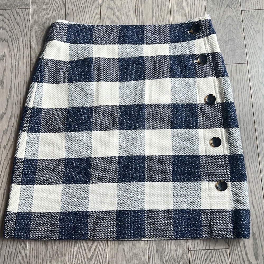 NWT Ann Taylor Plaid Skirt